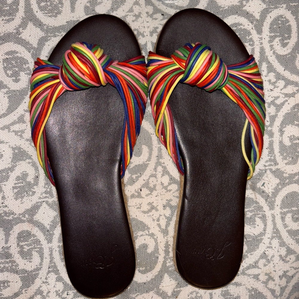 J.Crew Colorful Knotted Slide Sandals
Perfect for summer!